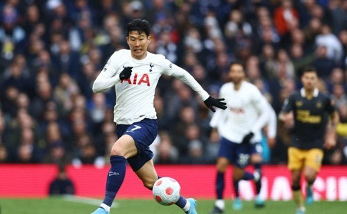 손흥민. <로이터=연합뉴스 자료사진>